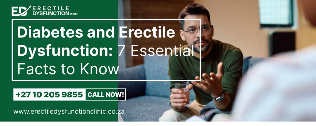 Man managing diabetes and erectile dysfunction at home, a leading physical cause of erectile dysfunction in South Africa.
