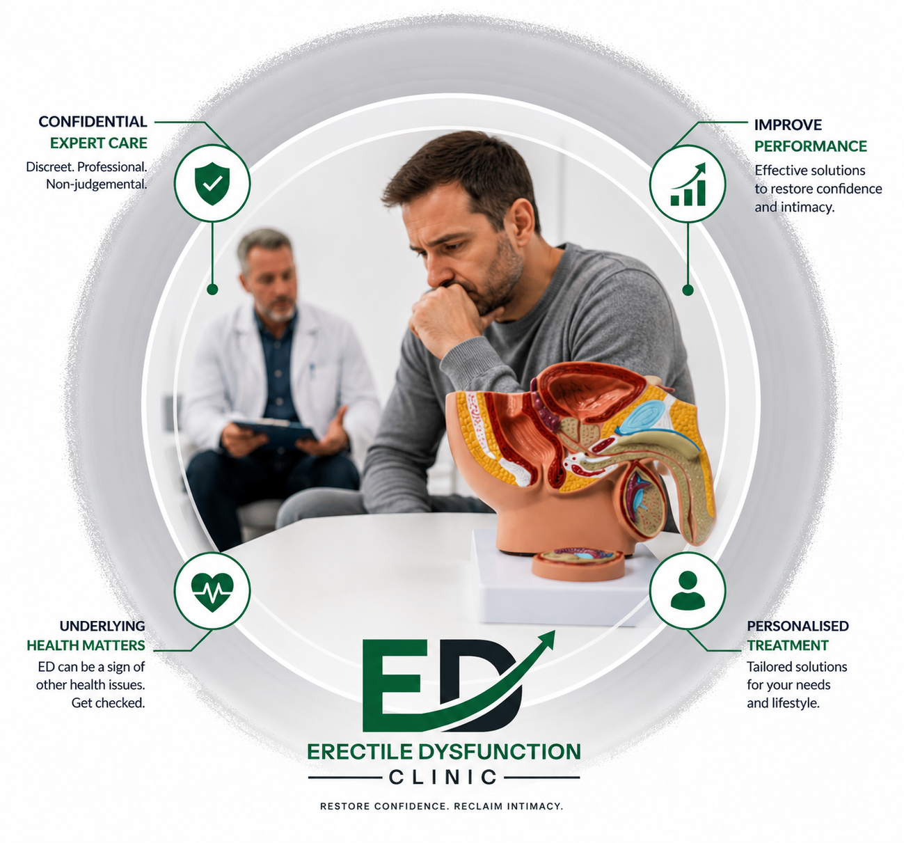 Erectile dysfunction clinic consultation