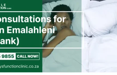 Erectile dysfunction consultations for men in Emalahleni and the Mpumalanga Highveld, via the N4 to the Sandton clinic