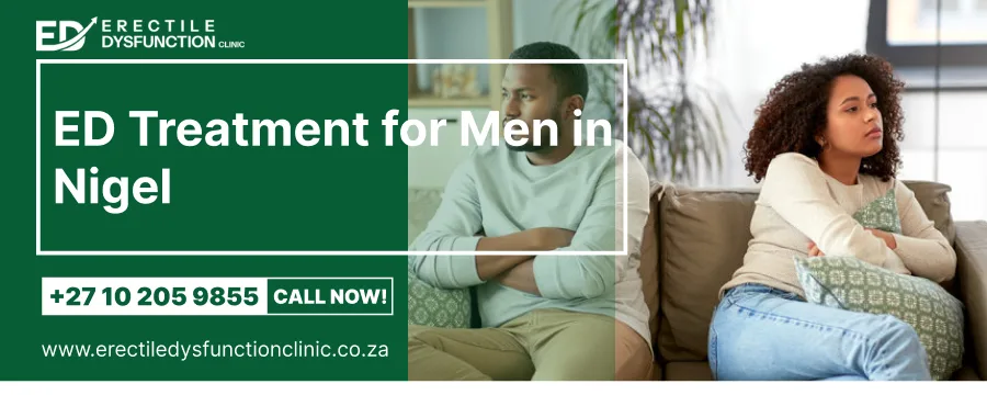 Route from Nigel on the N17, N12 and N3 to Erectile Dysfunction Clinic in Buccleuch, Sandton
