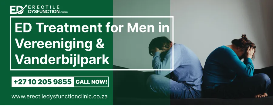 Route from Vereeniging and Vanderbijlpark on the R59 and N1 to Erectile Dysfunction Clinic in Buccleuch, Sandton